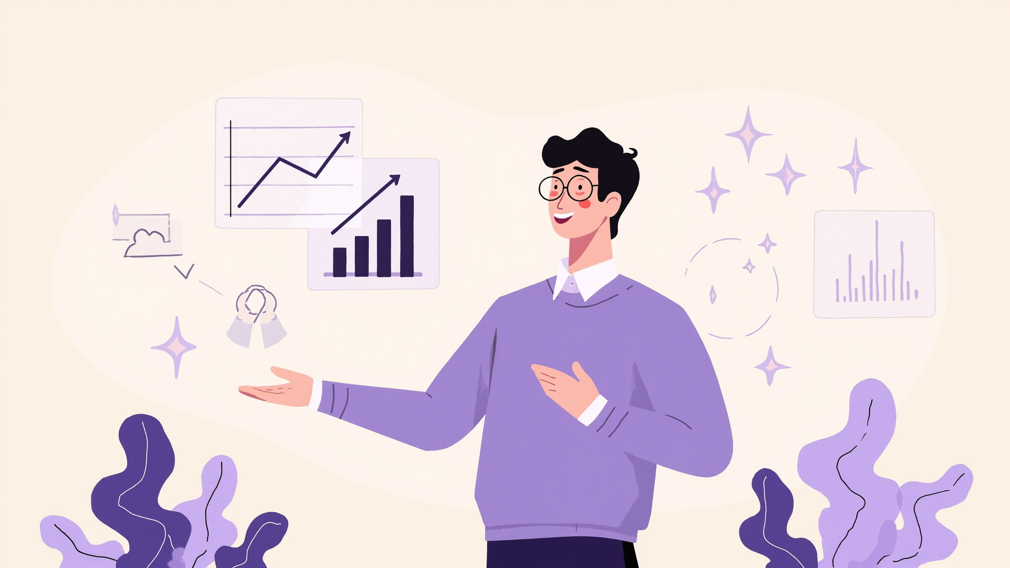 Pulselink analytics — animated explainer case illustration